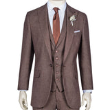 Burgundy Three-Piece Suit