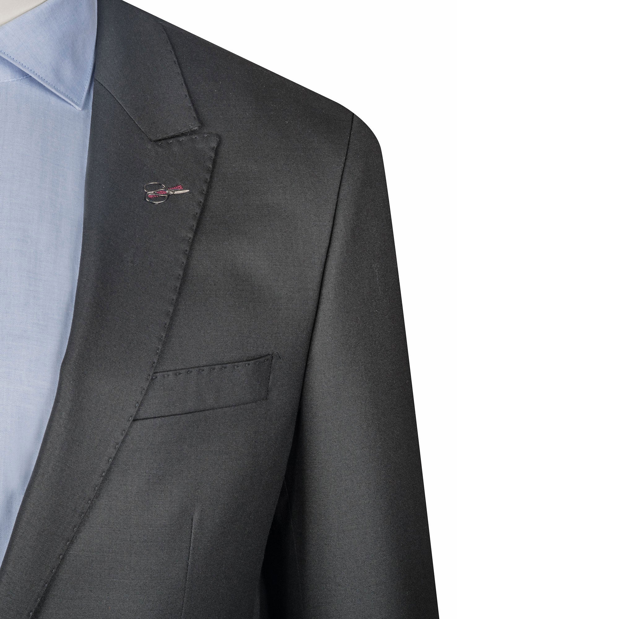 Black Wool Suit
