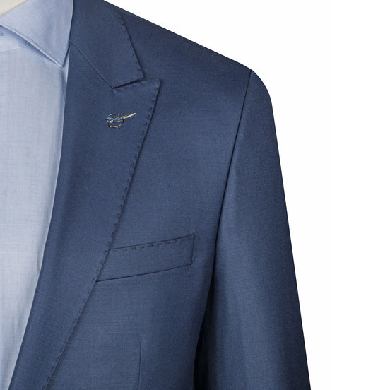 Light Navy Wool Suit