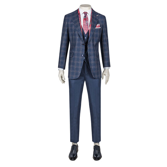 Royal Blue Three-Piece Suit