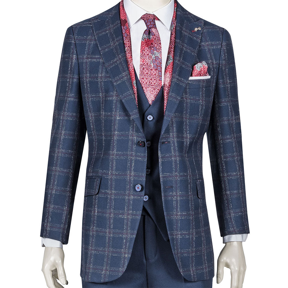 Royal Blue Three-Piece Suit