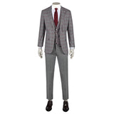 Burgundy Three-Piece Suit