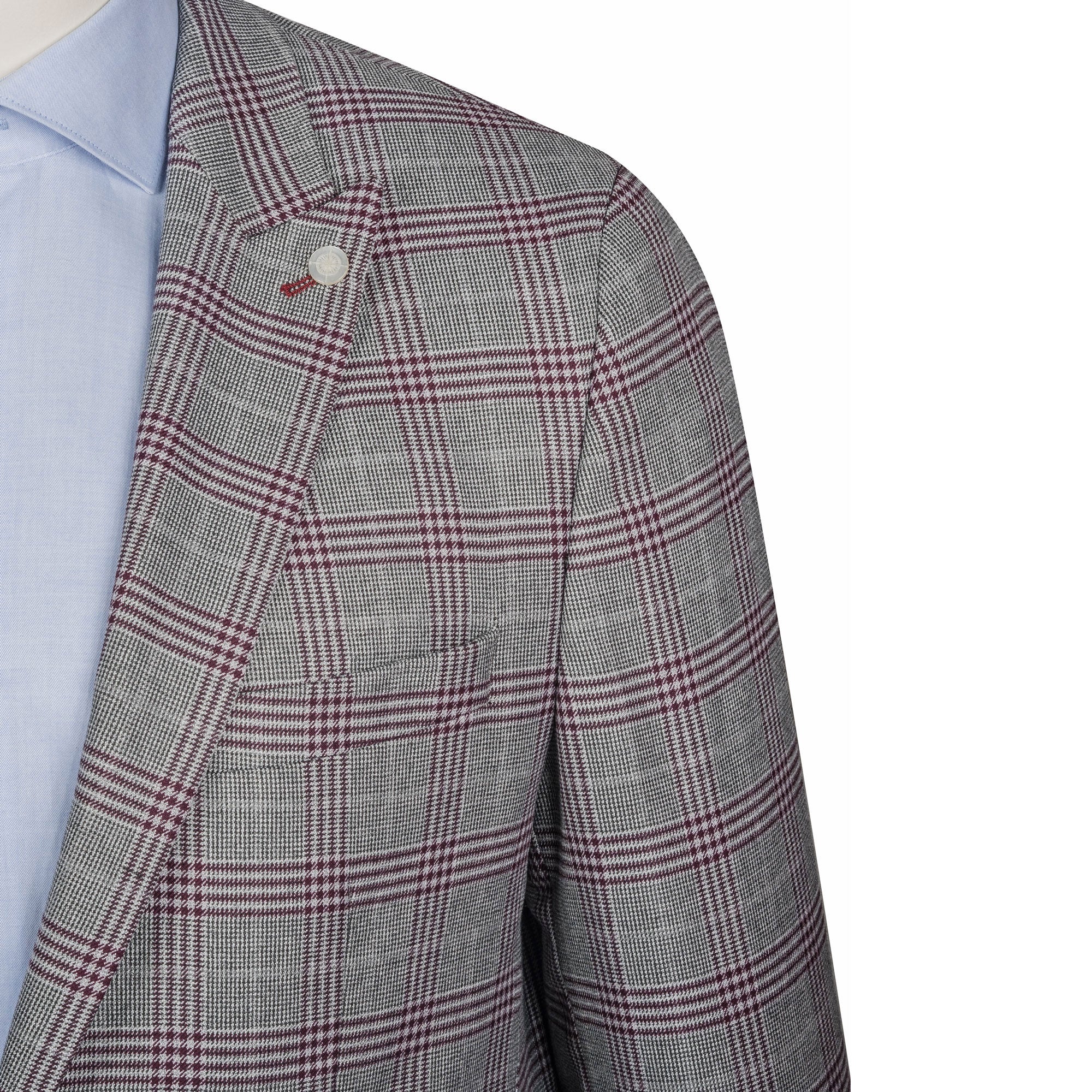 Burgundy Three-Piece Suit