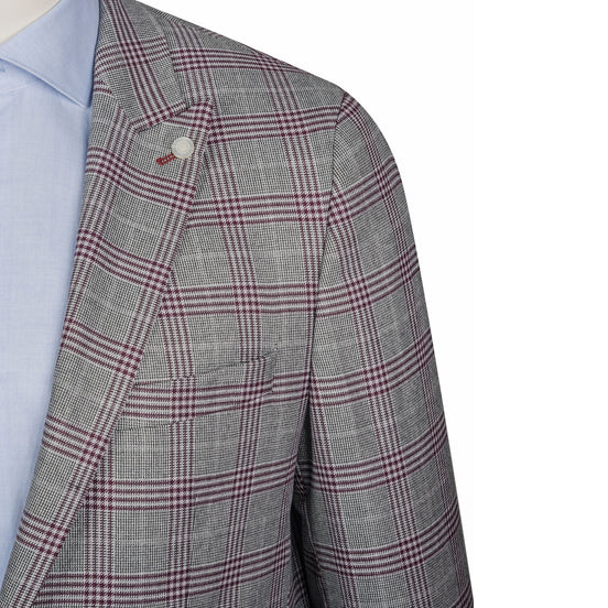 Burgundy Three-Piece Suit