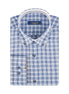 Navy - White Long Sleeve Shirt