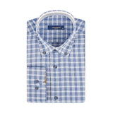 Navy - White Long Sleeve Shirt