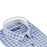 Navy - White Long Sleeve Shirt