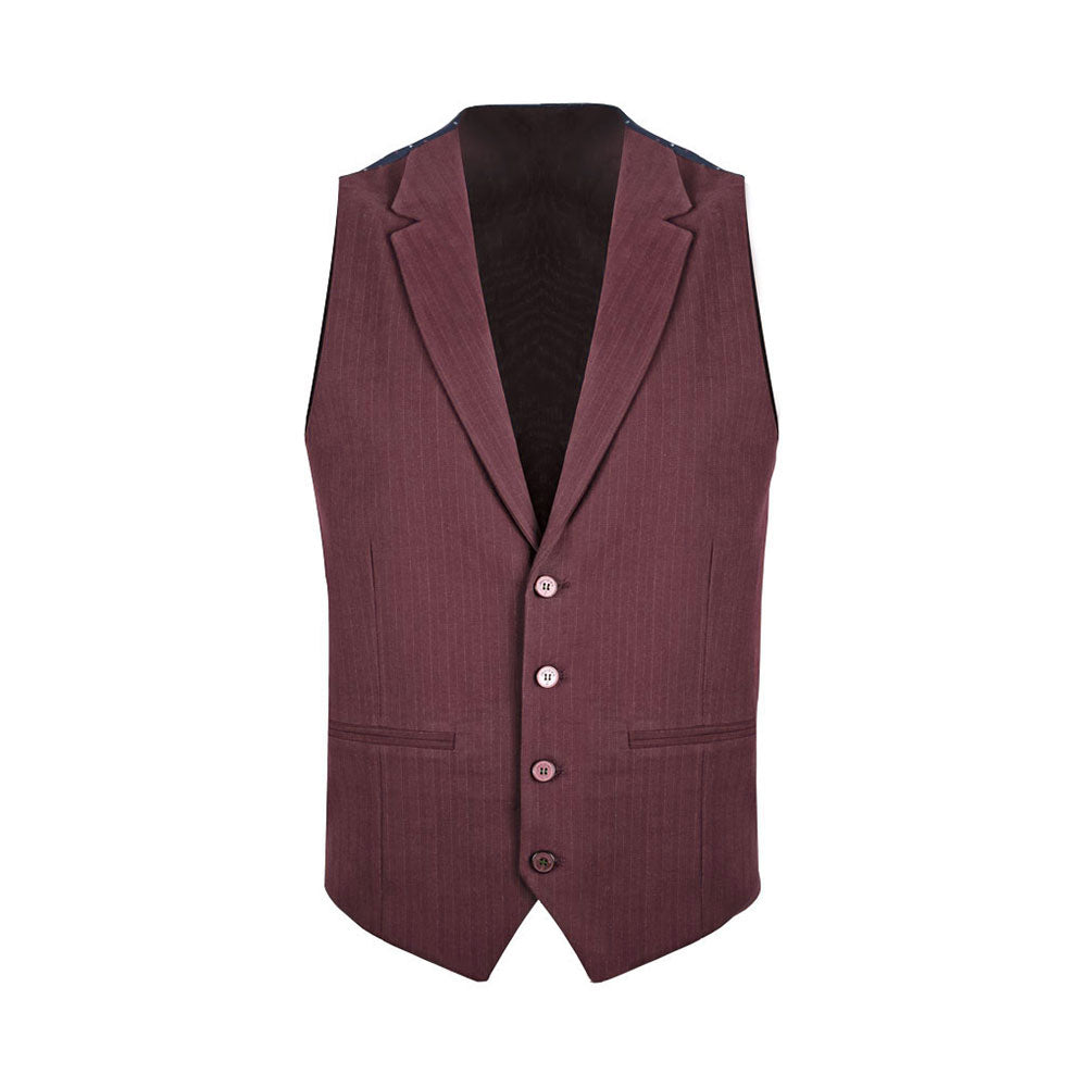 Burgundy Waistcoat