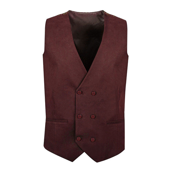 Burgundy Waistcoat