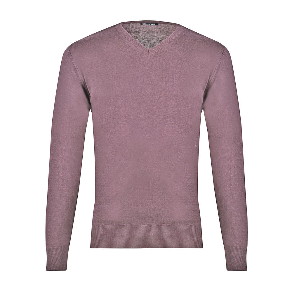Purple Melange Knitwear
