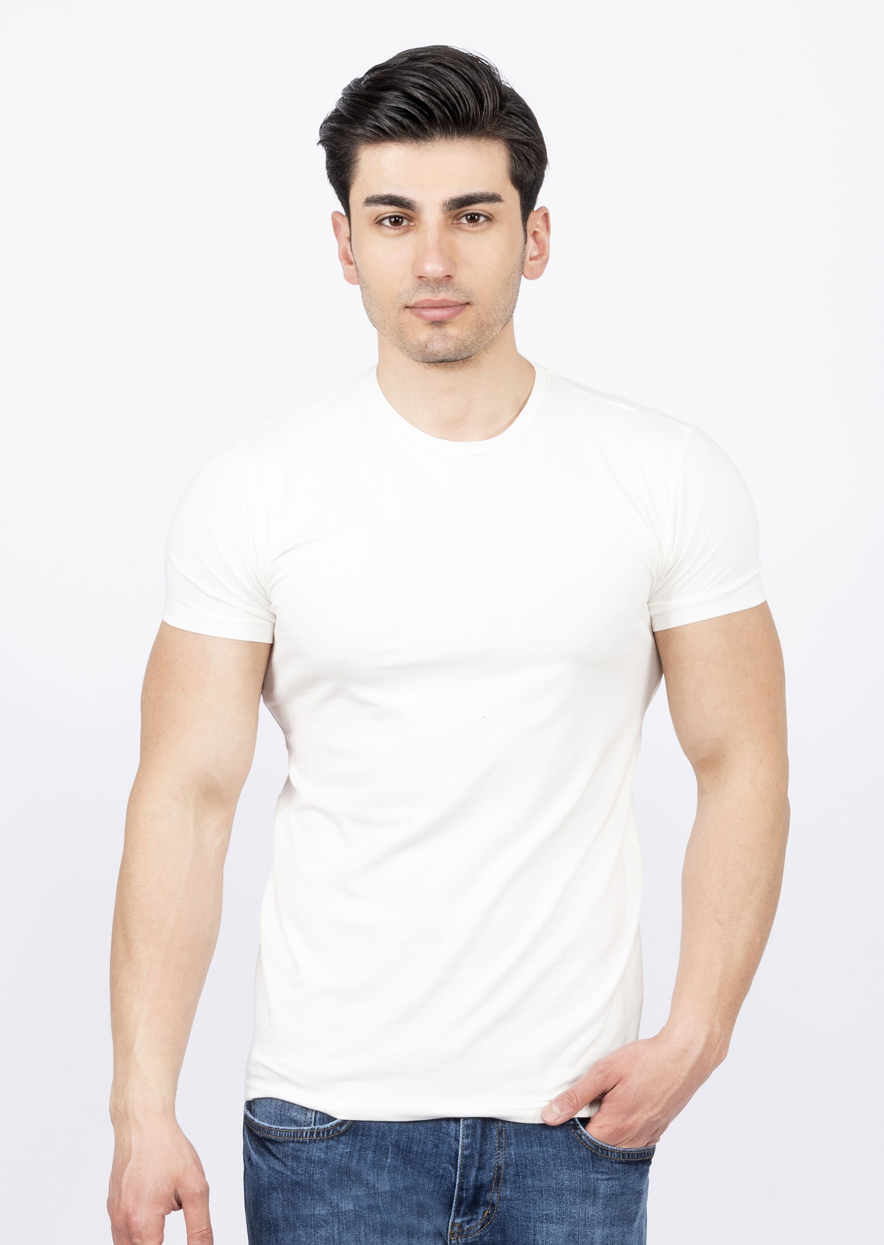 White Crew Neck T-shirt