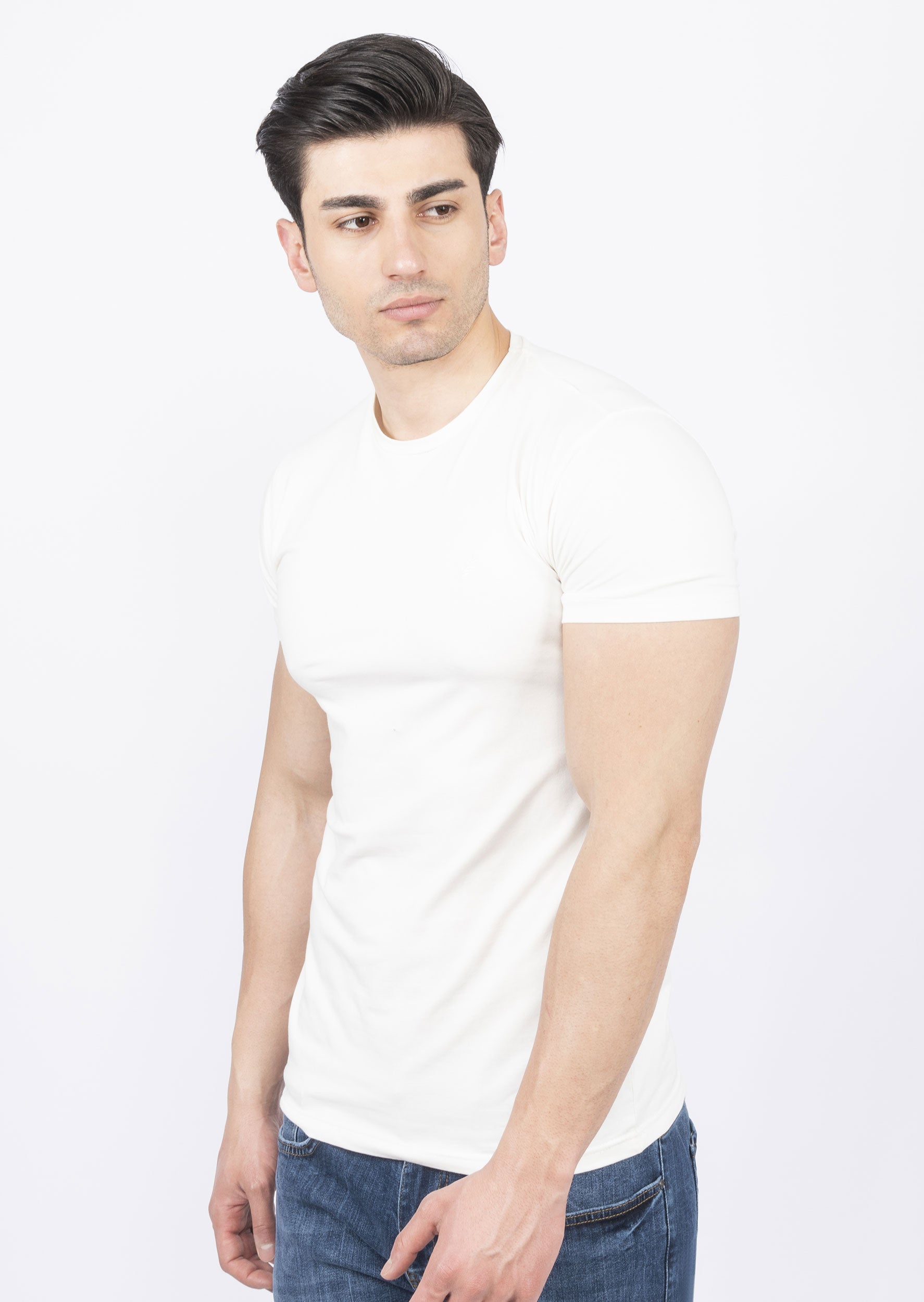 White Crew Neck T-shirt