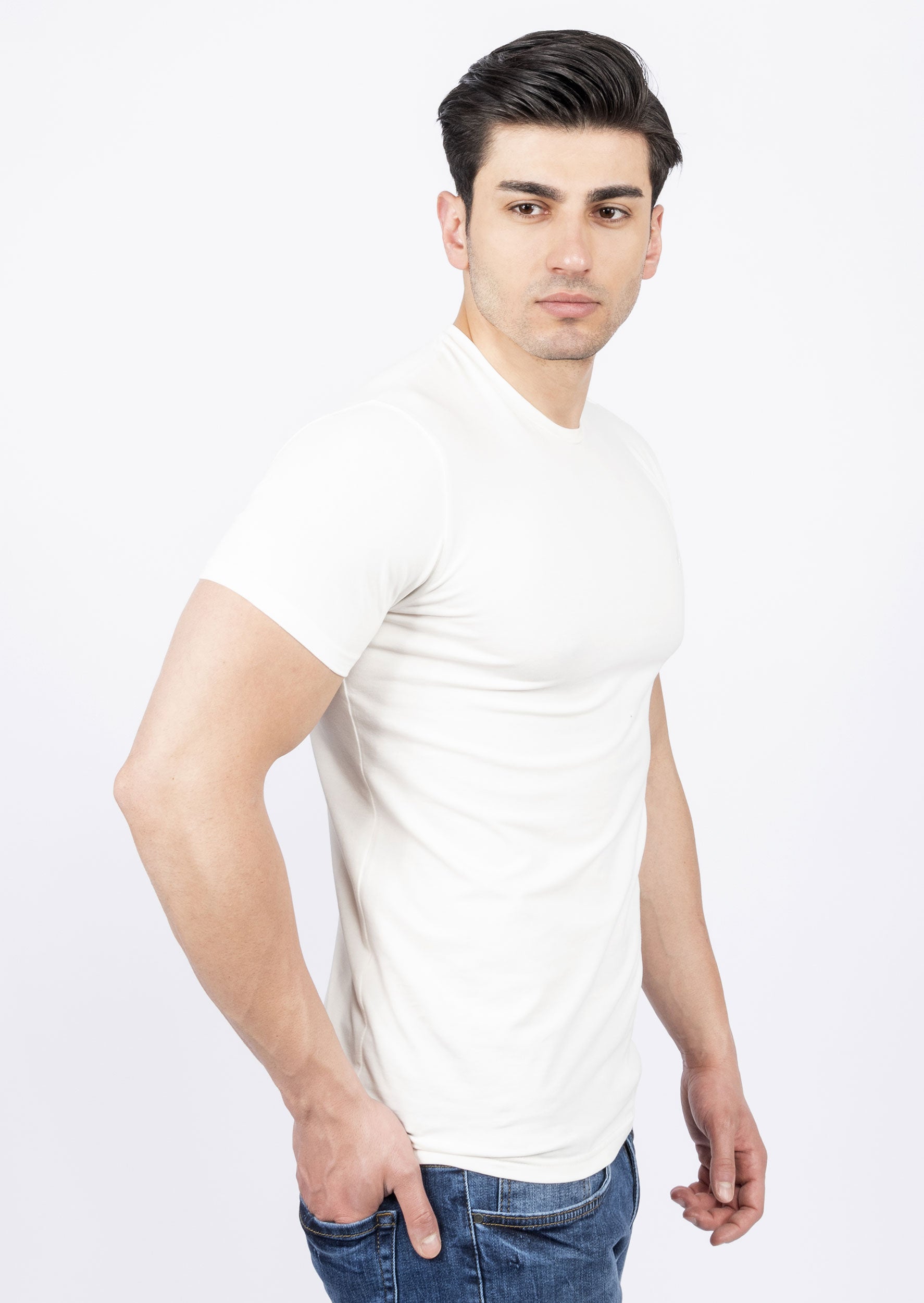 White Crew Neck T-shirt