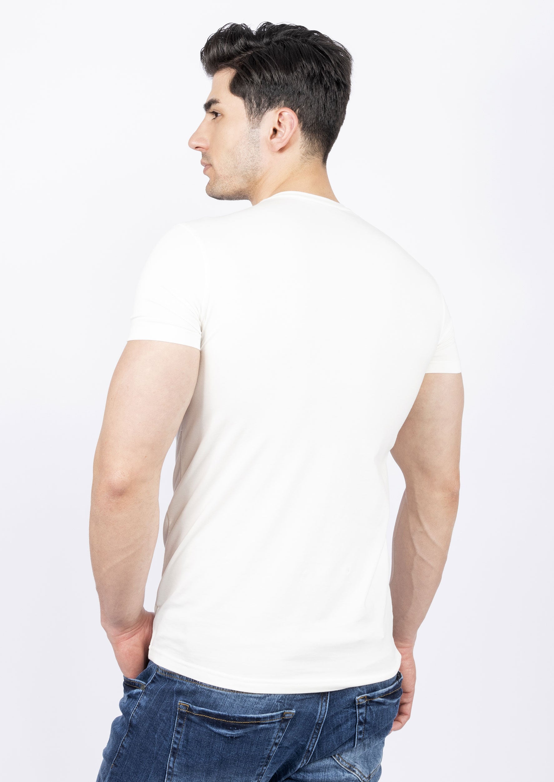 White Crew Neck T-shirt