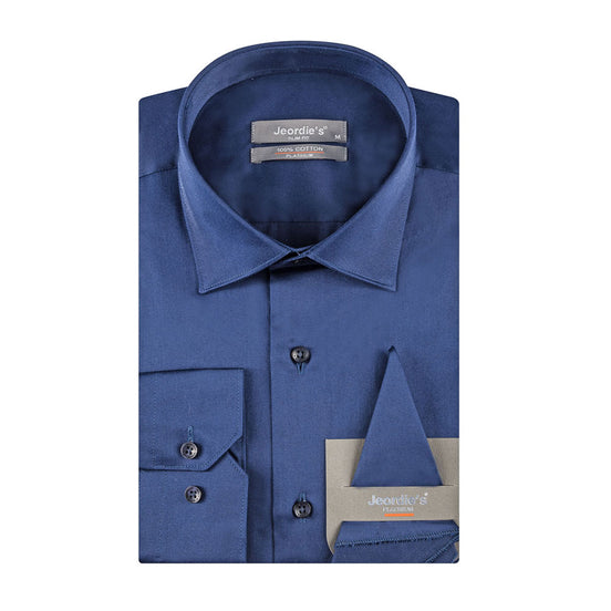 Navy Cotton Shirt