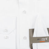 White Armure - 4 Cotton Shirt