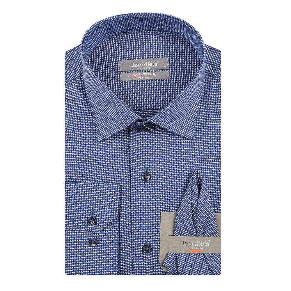 Navy Cotton Shirt