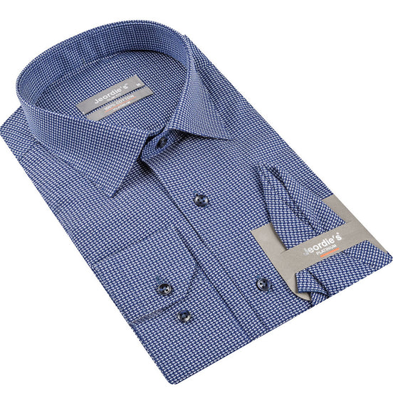 Navy Cotton Shirt