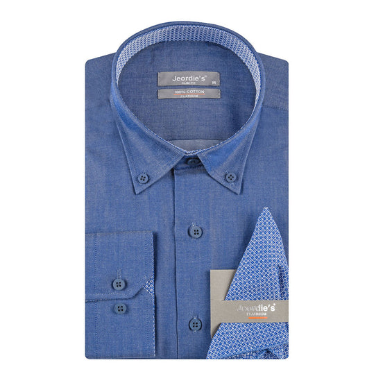 Navy Cotton Shirt