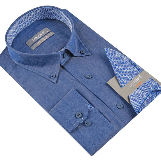 Navy Cotton Shirt