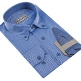 Royal Blue Cotton Shirt