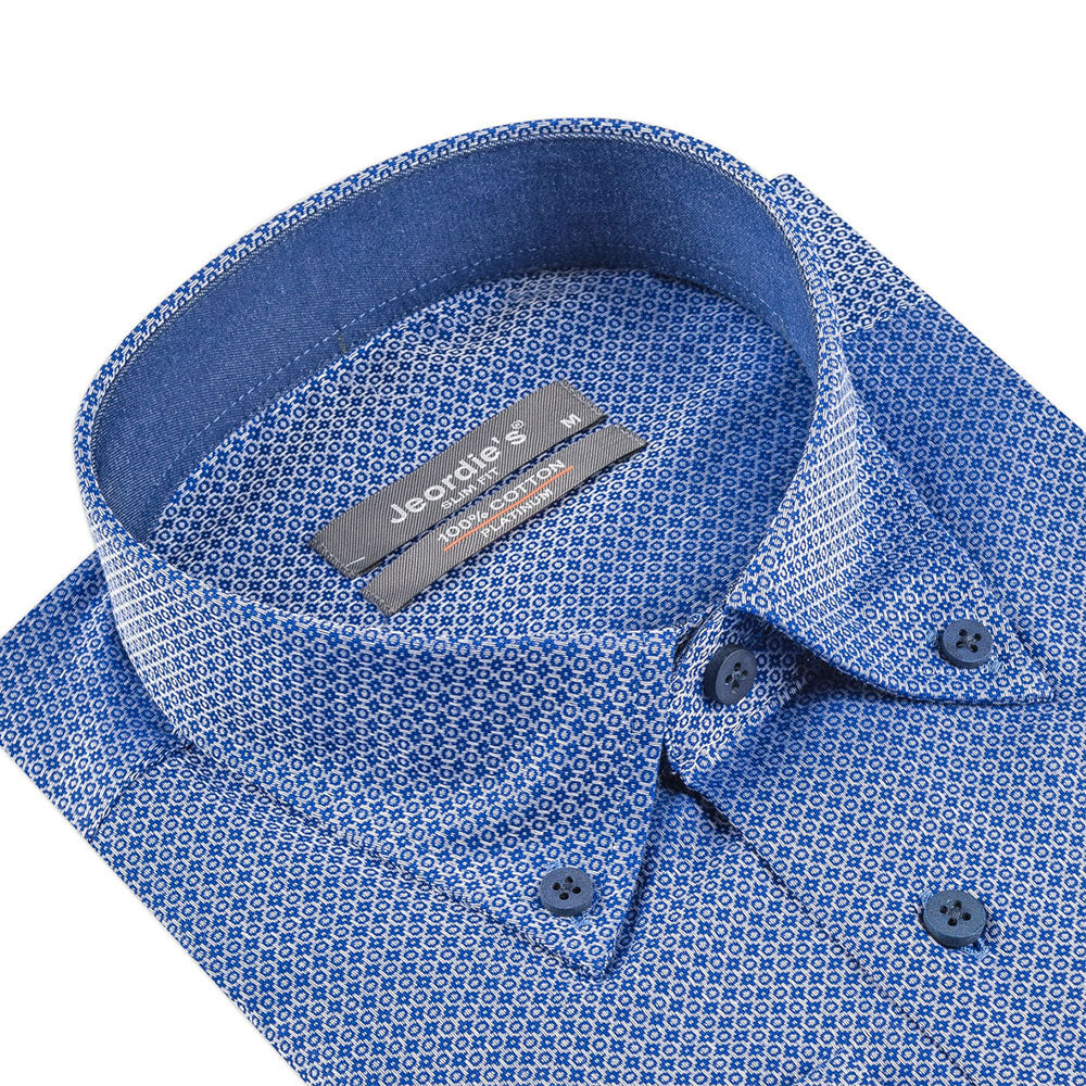 Royal Blue Cotton Shirt