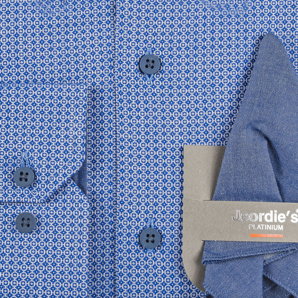 Royal Blue Cotton Shirt