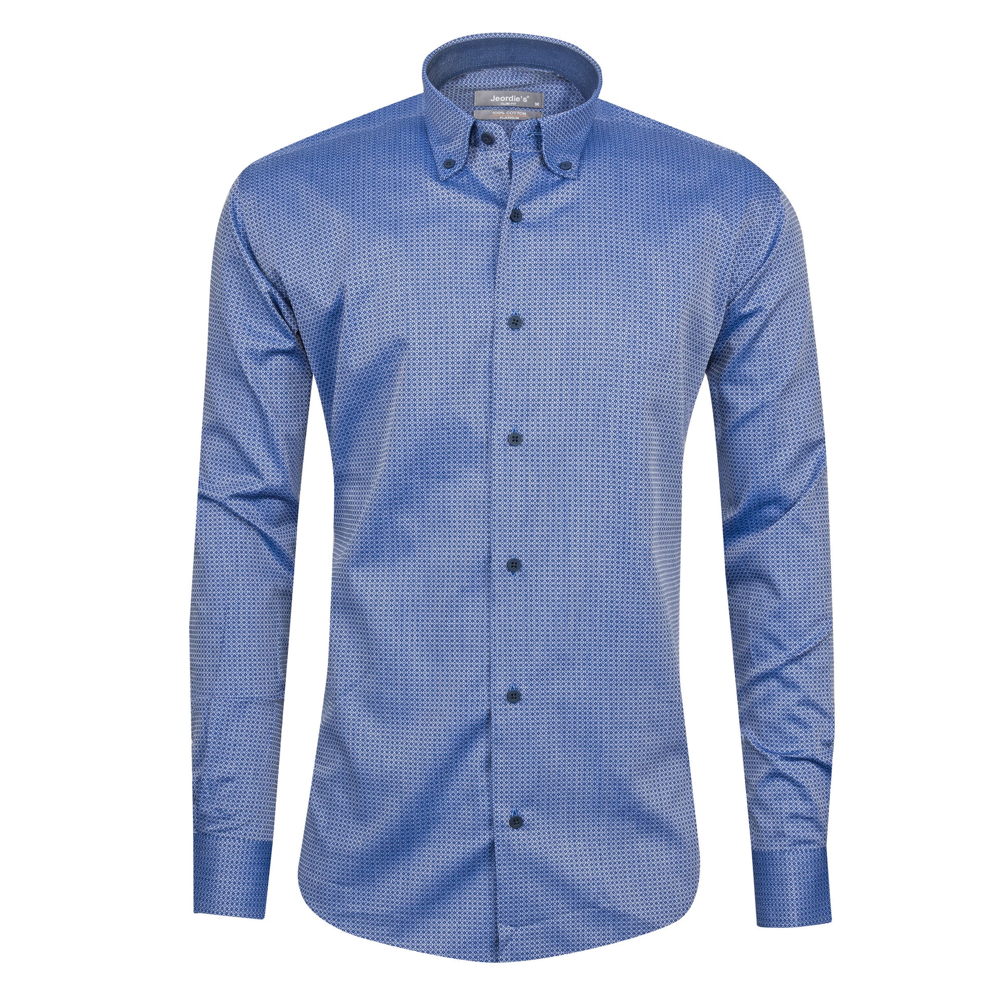 Royal Blue Cotton Shirt