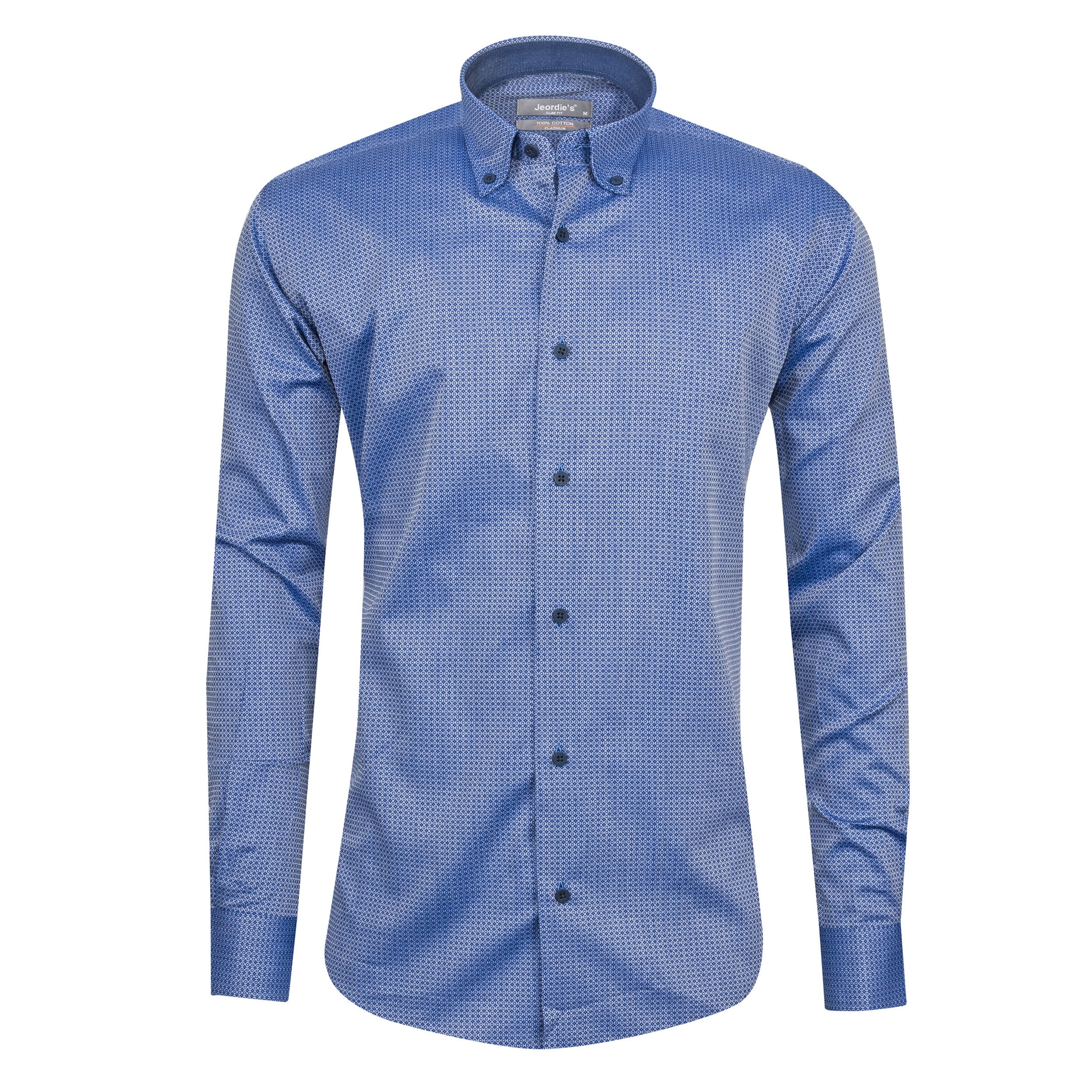 Royal Blue Cotton Shirt