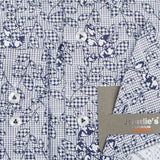 White - Navy Cotton Shirt