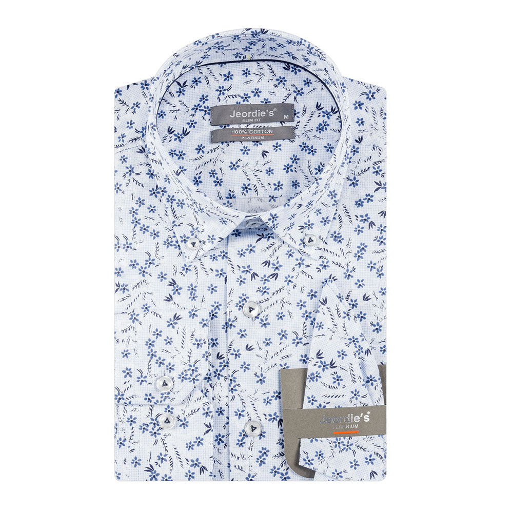 Blue - Navy Cotton Shirt