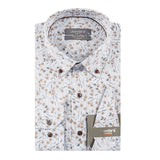 White - Beige Cotton Shirt