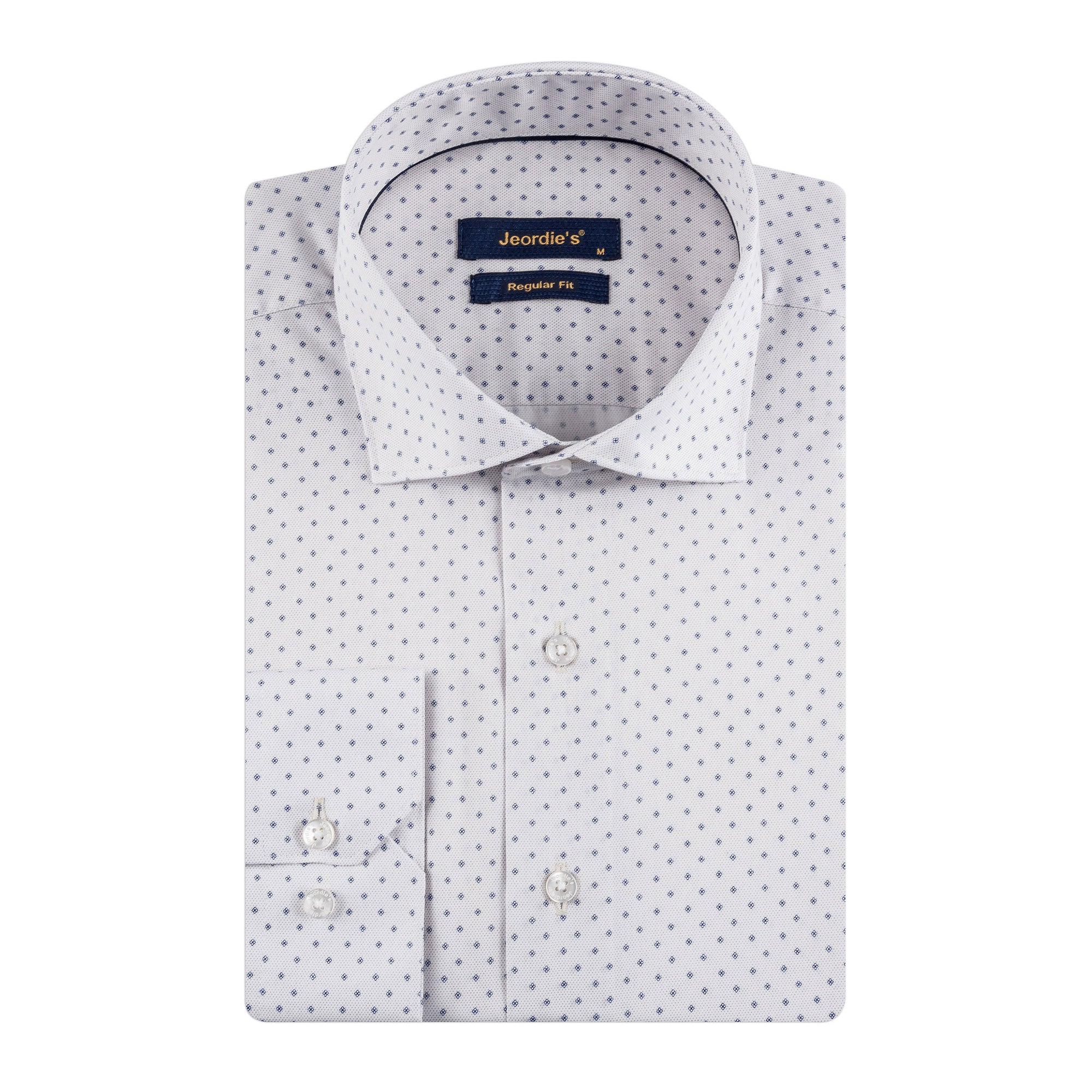 Beige - Navy Long Sleeve Shirt