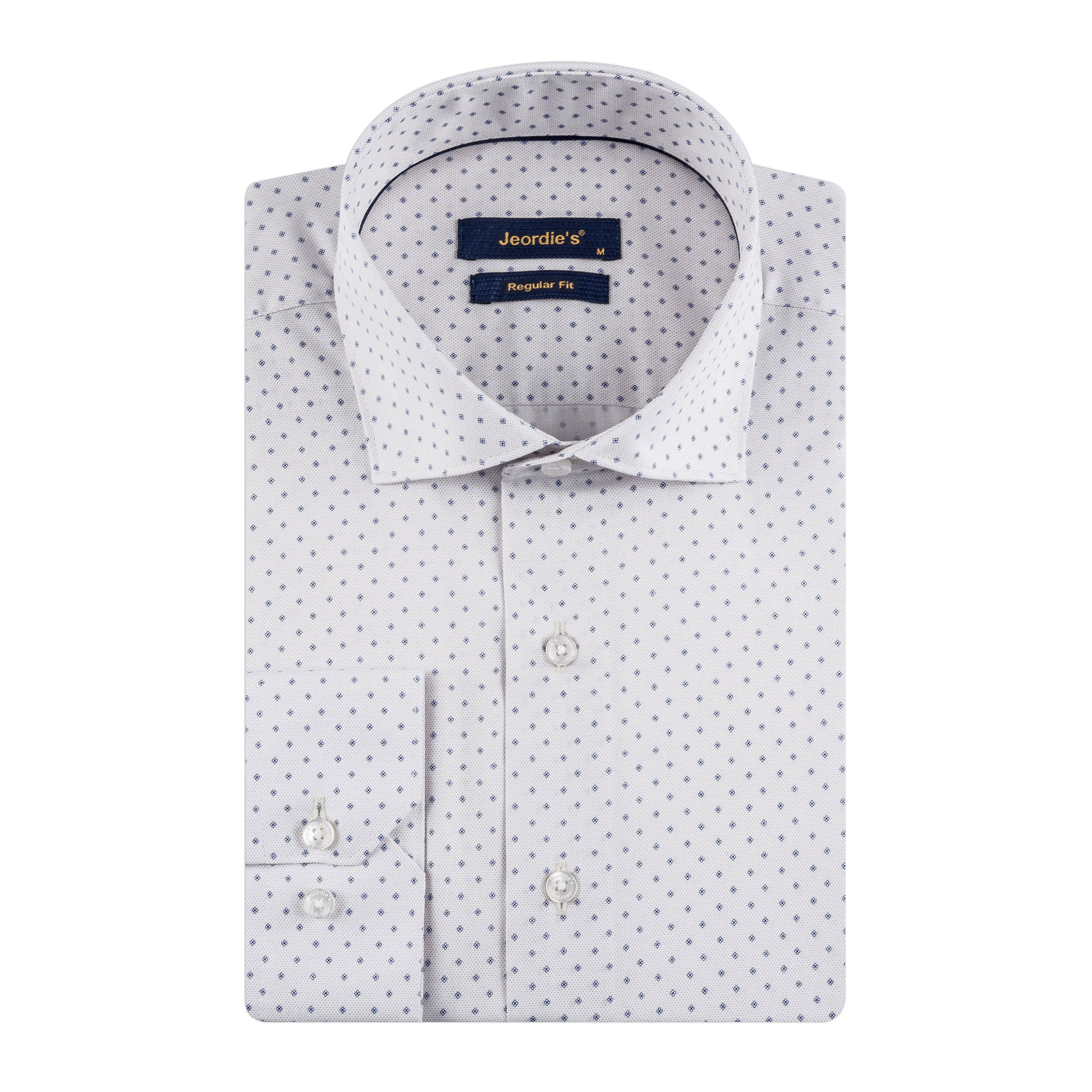 Beige - Navy Long Sleeve Shirt