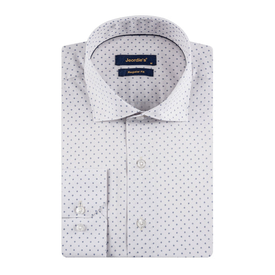 Beige - Navy Long Sleeve Shirt