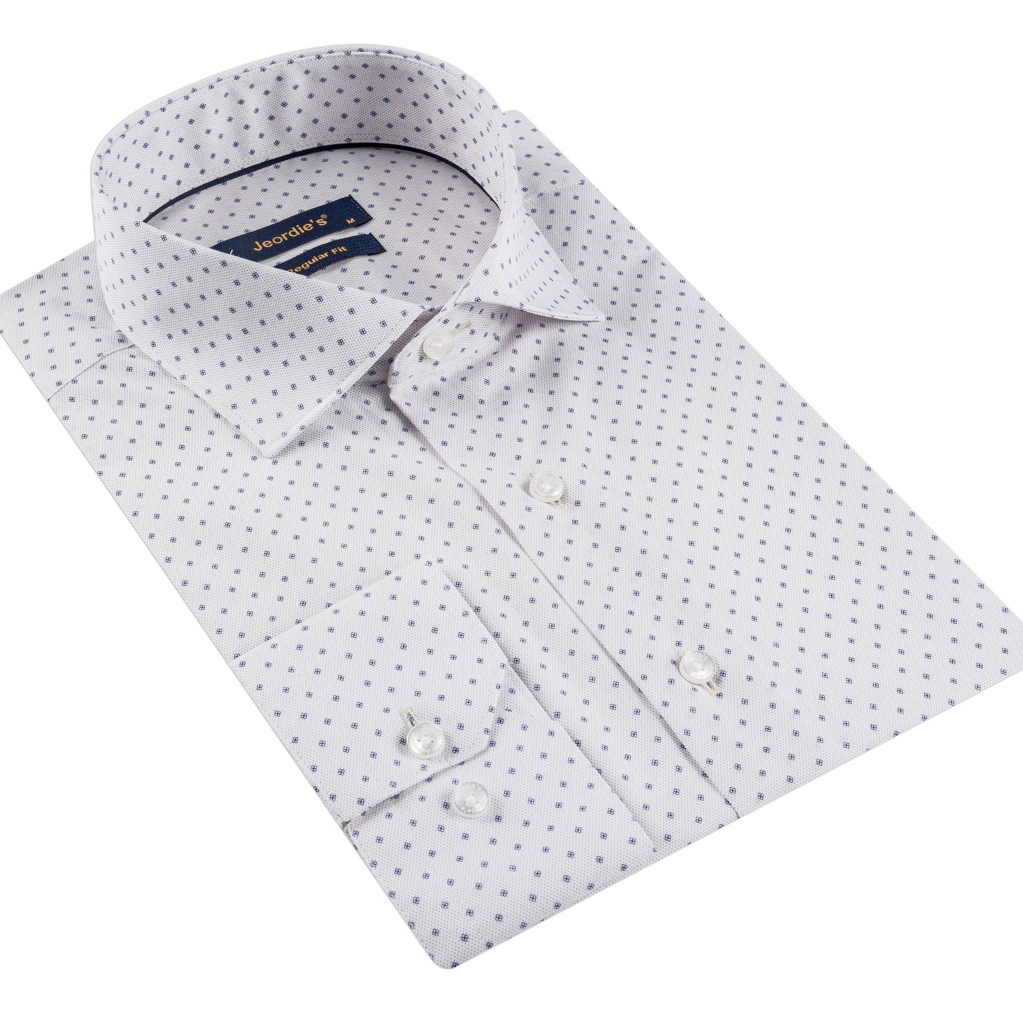 Beige - Navy Long Sleeve Shirt