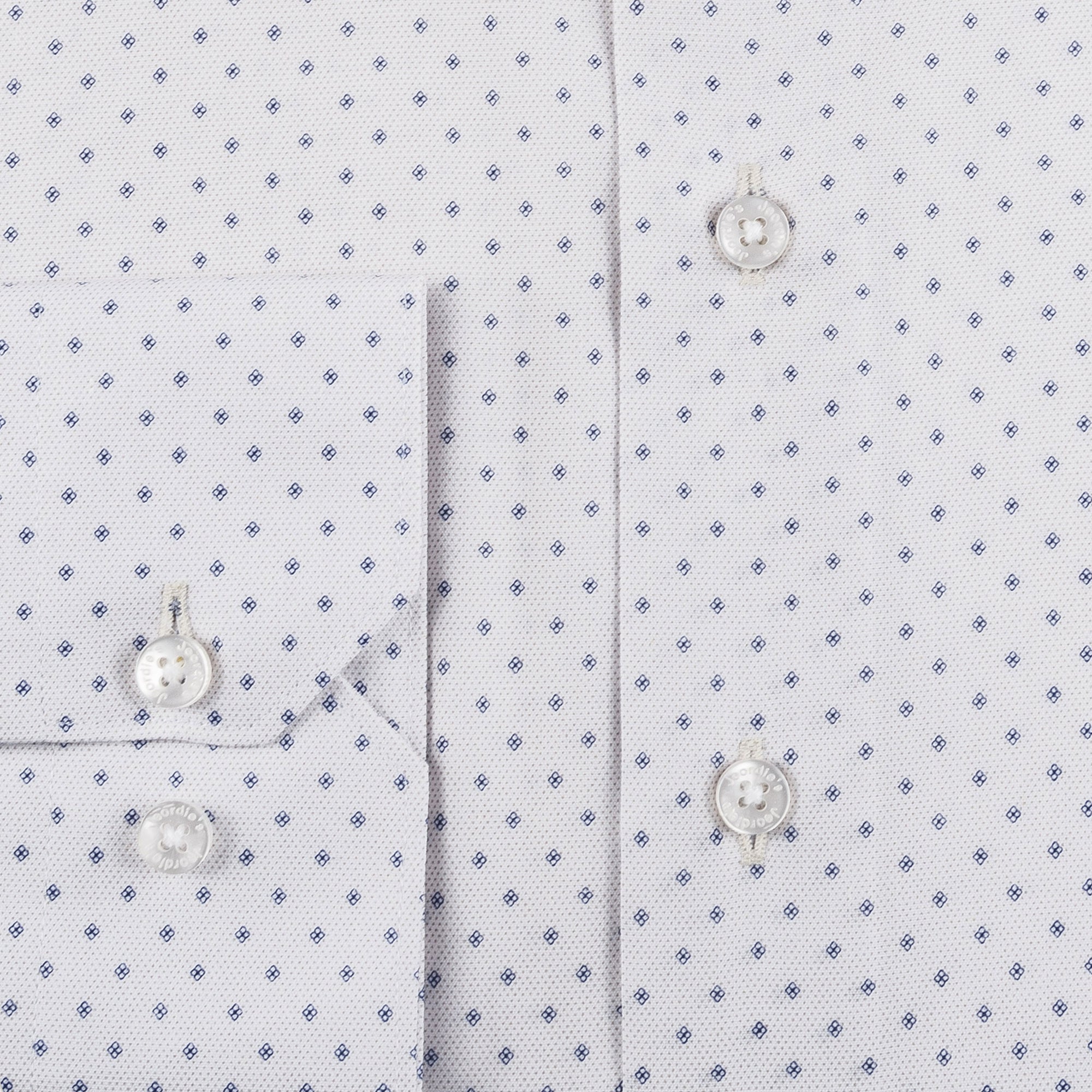 Beige - Navy Long Sleeve Shirt