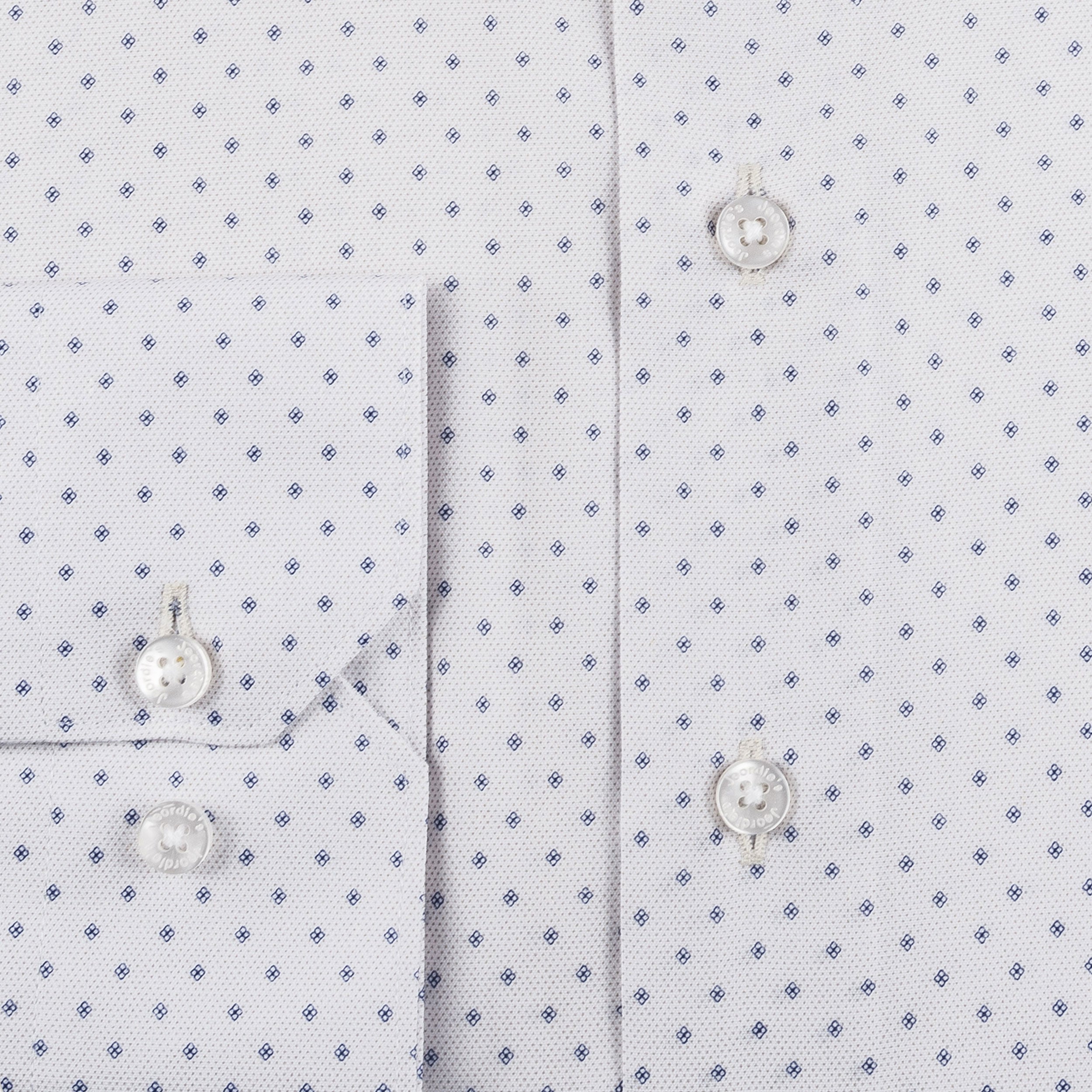 Beige - Navy Long Sleeve Shirt