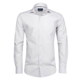Beige - Navy Long Sleeve Shirt