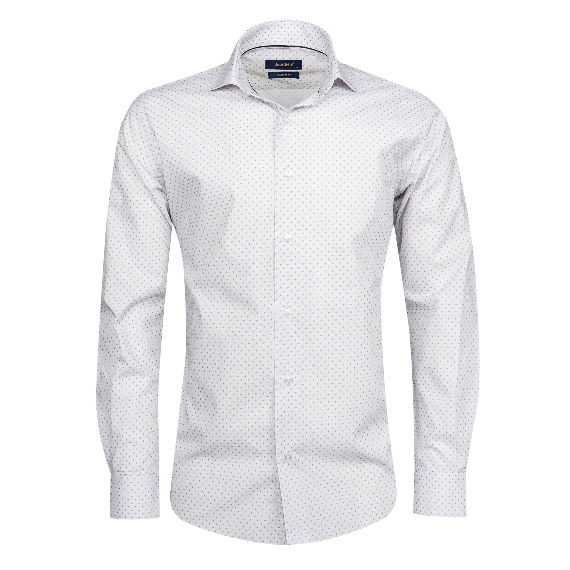 Beige - Navy Long Sleeve Shirt