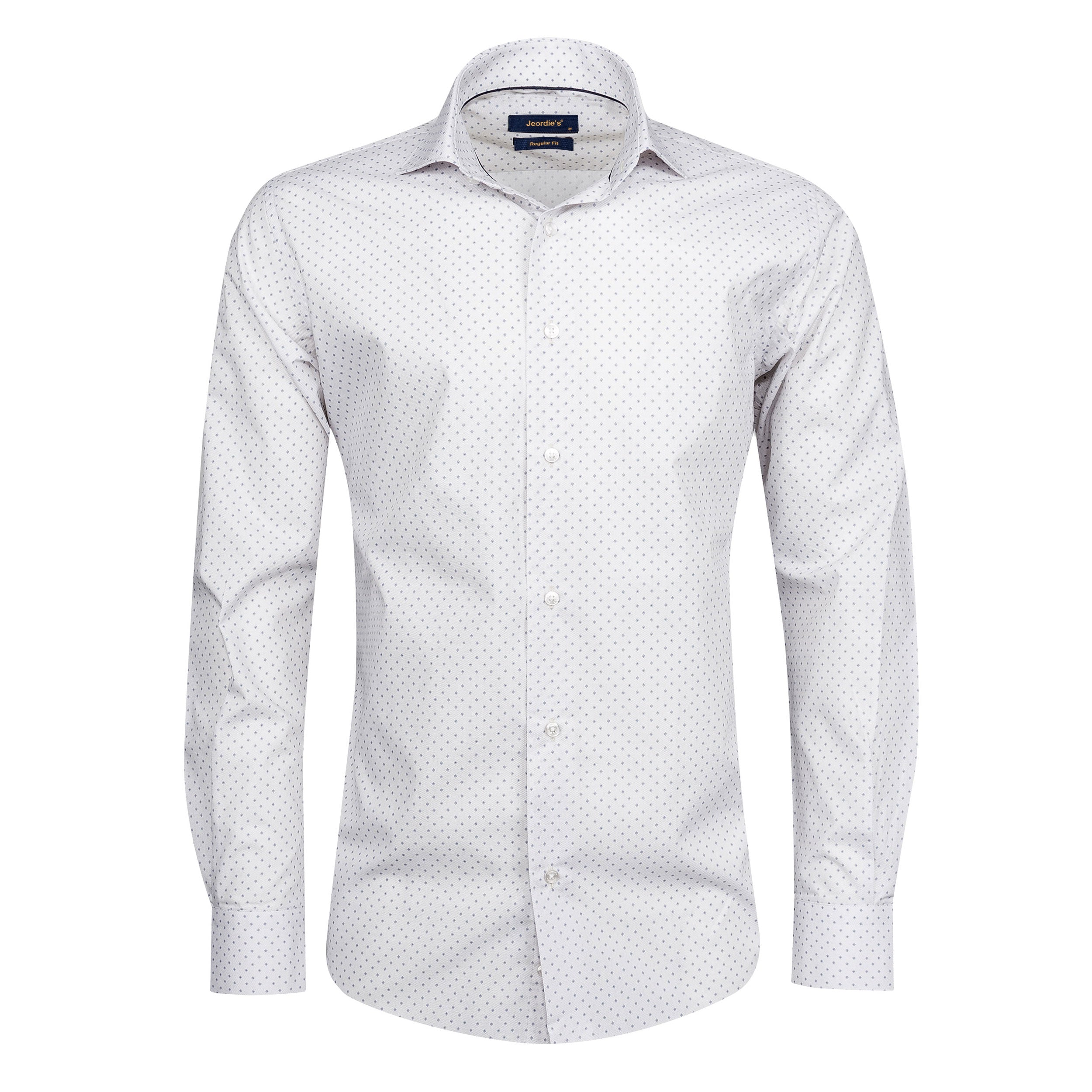 Beige - Navy Long Sleeve Shirt