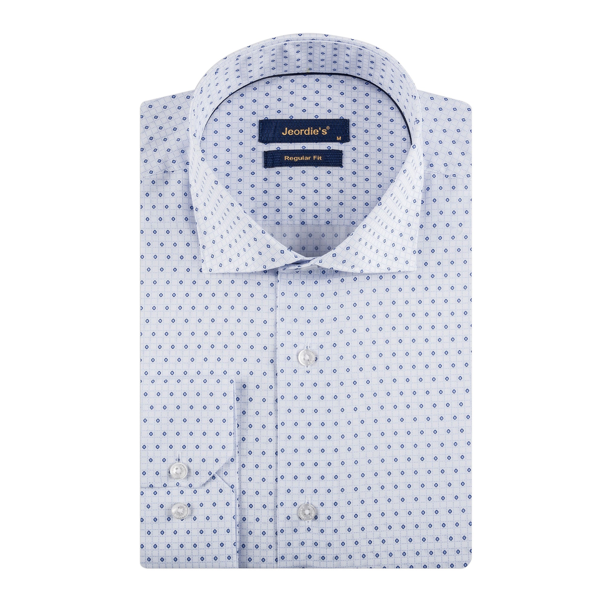 White - Blue Long Sleeve Shirt