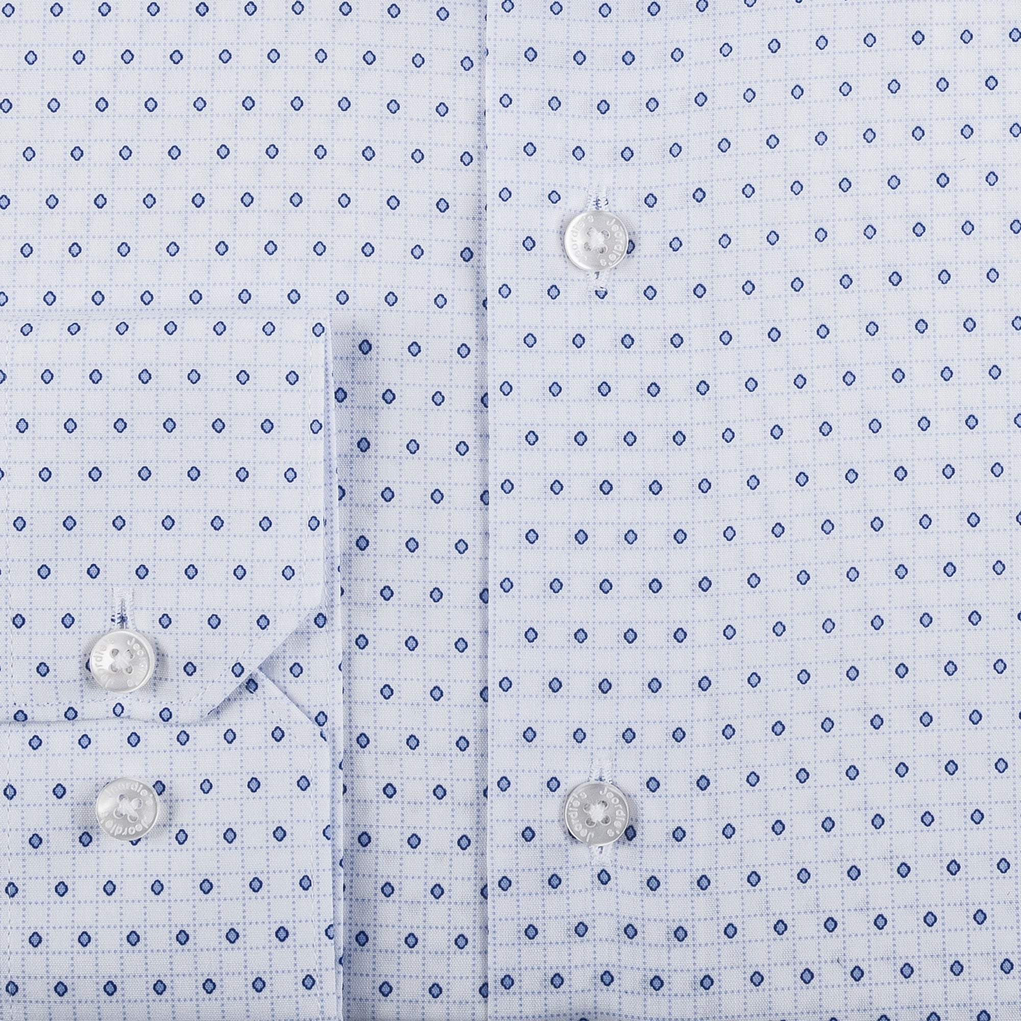 White - Blue Long Sleeve Shirt