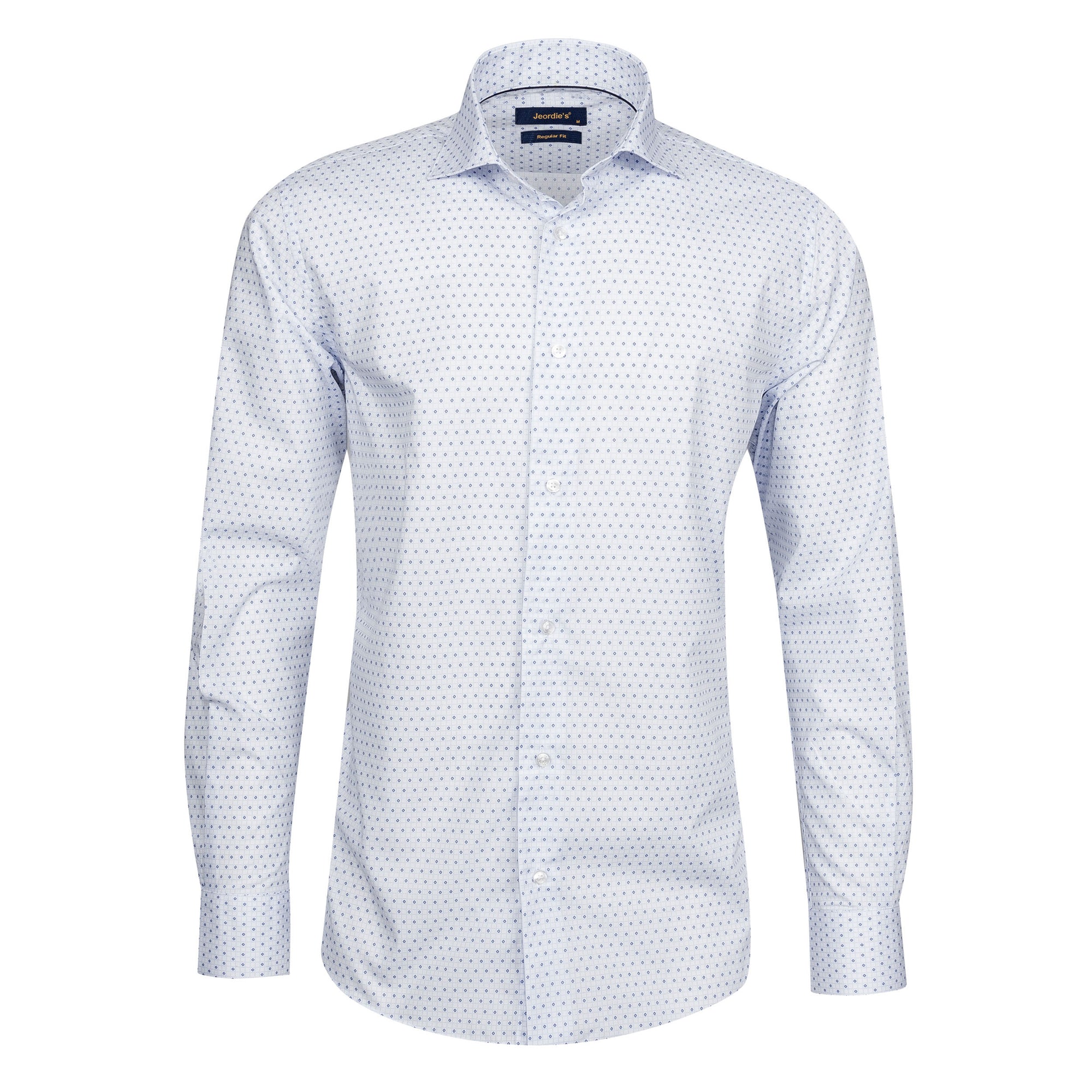 White - Blue Long Sleeve Shirt