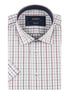 Burgundy Short Sleeve Shirt