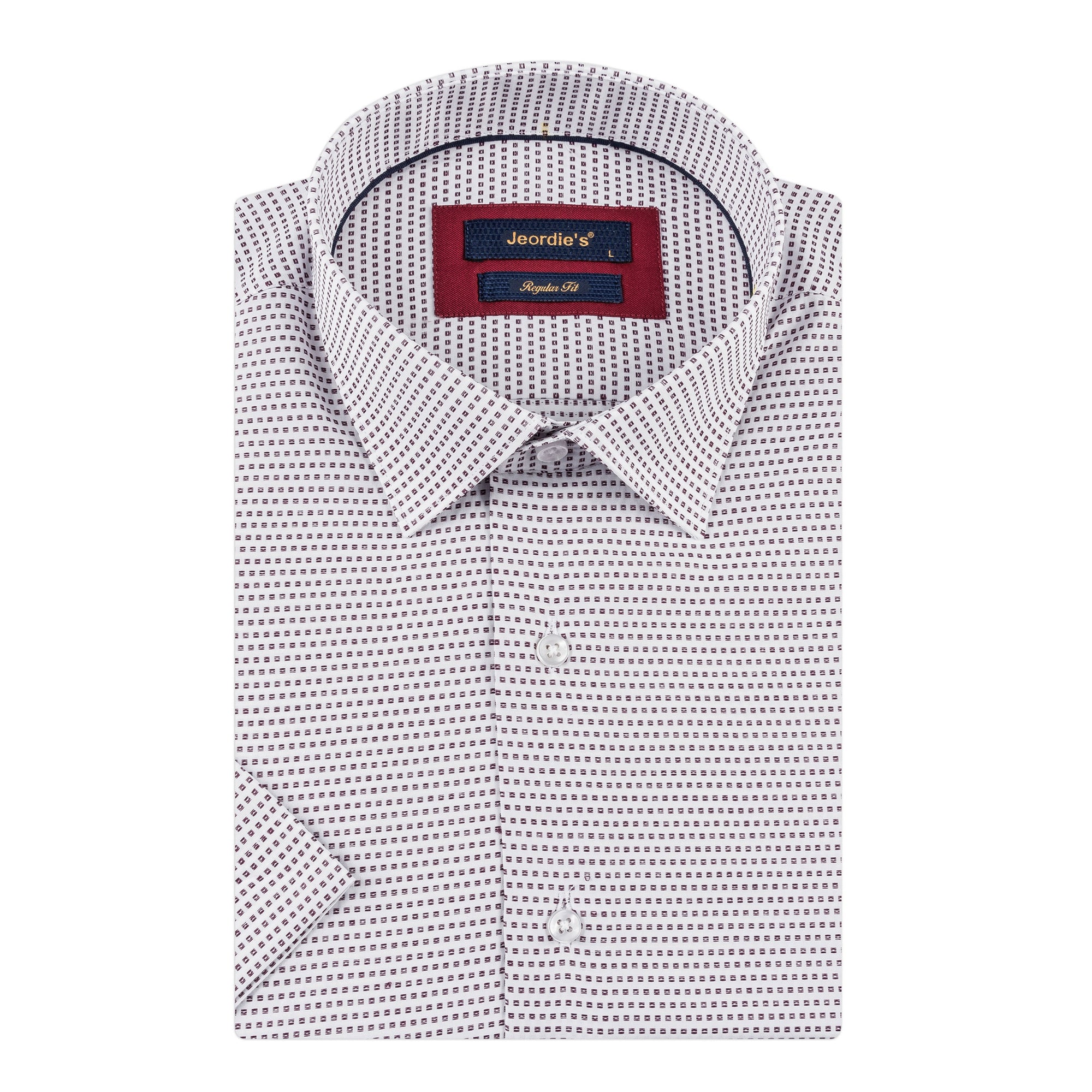 Burgundy Short Sleeve Shirt