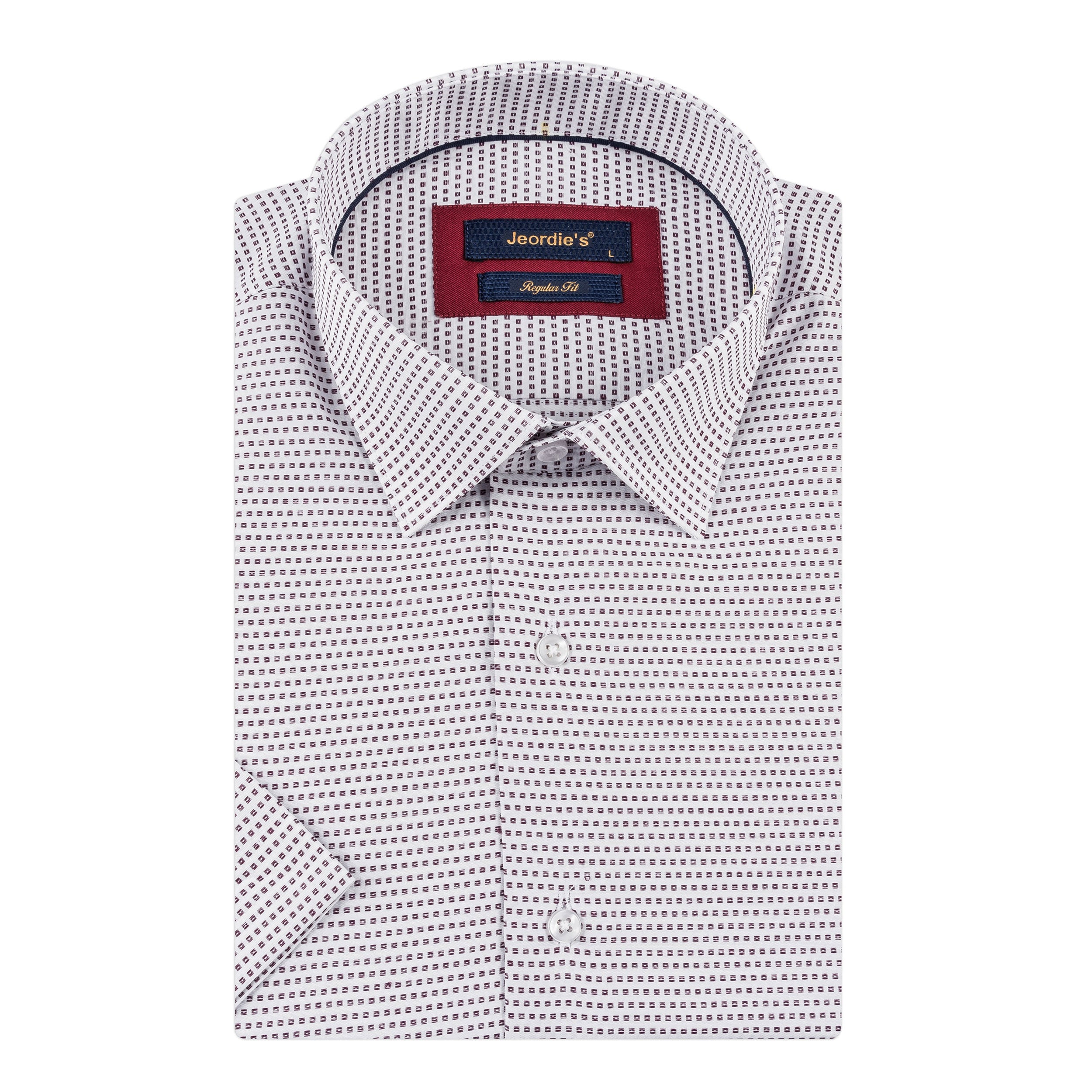 Burgundy Short Sleeve Shirt
