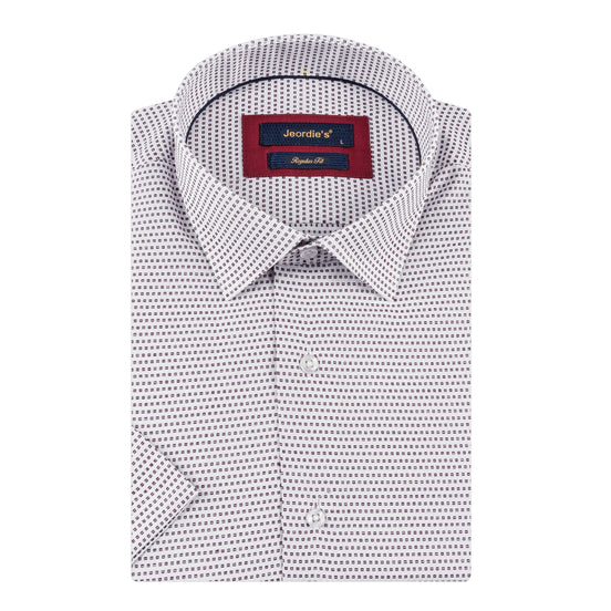 Burgundy Short Sleeve Shirt