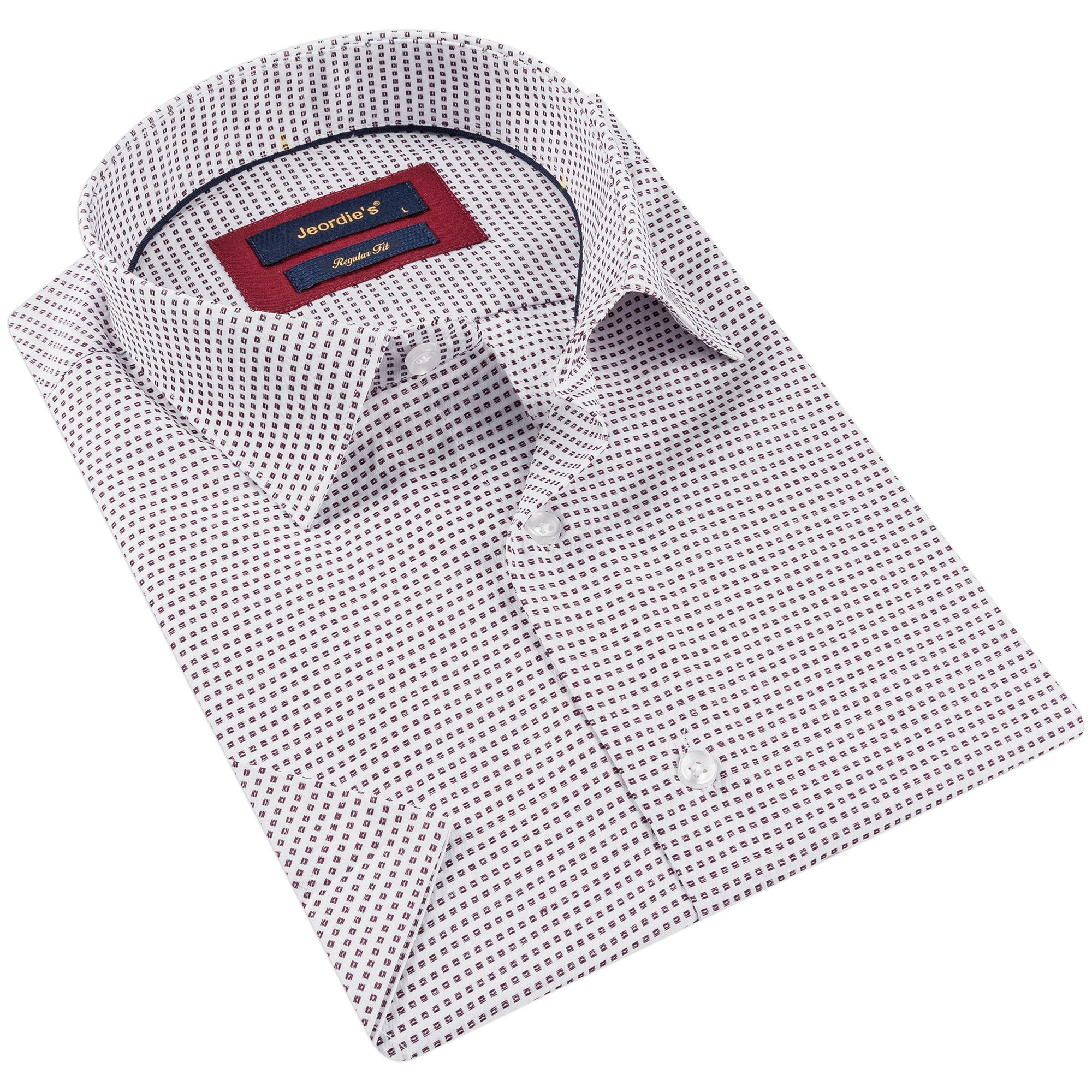 Burgundy Short Sleeve Shirt