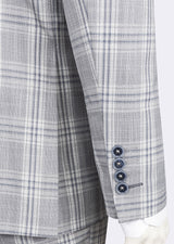 Grey - Navy Three-Piece Suit